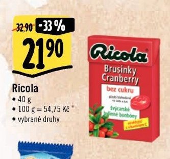 Ricola bonbony