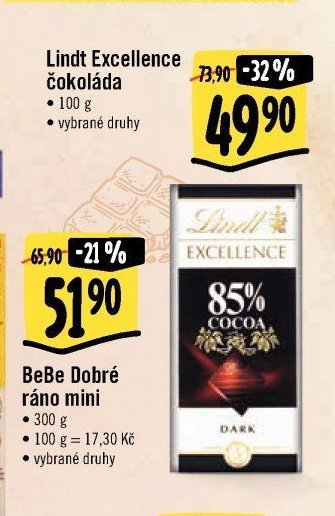 Lindt Excellence čokoláda