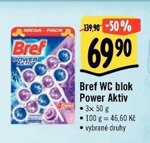 Bref WC blok Power Aktiv
