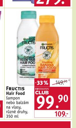 Fructis Hair Food šampon nebo balzám