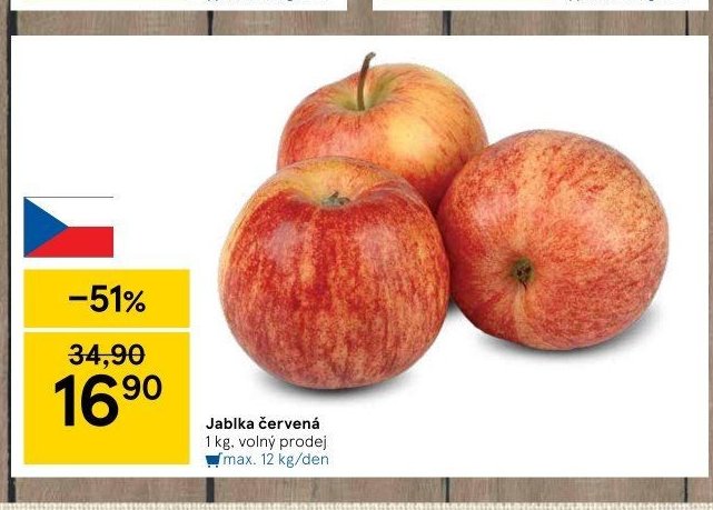 Jablka červená