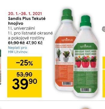 Sandis Plus Tekuté hnojivo