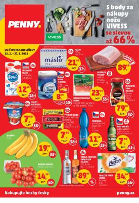 akční leták Penny Market 21.1.2021-27.1.2021