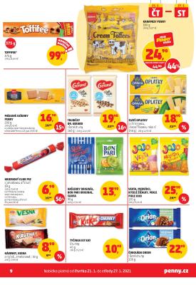 akční leták Penny Market 21.1.2021-27.1.2021