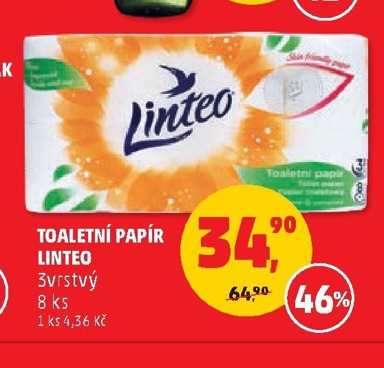 Toaletní papír Linteo