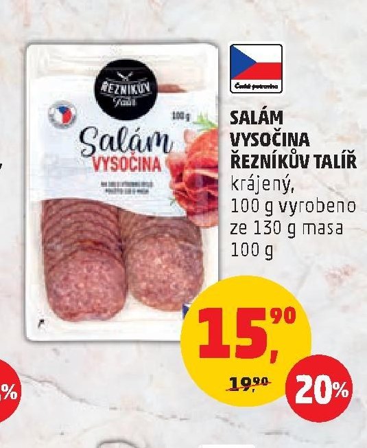 SALÁM VYS OČINA ŘEZNÍKŮV TALÍŘ