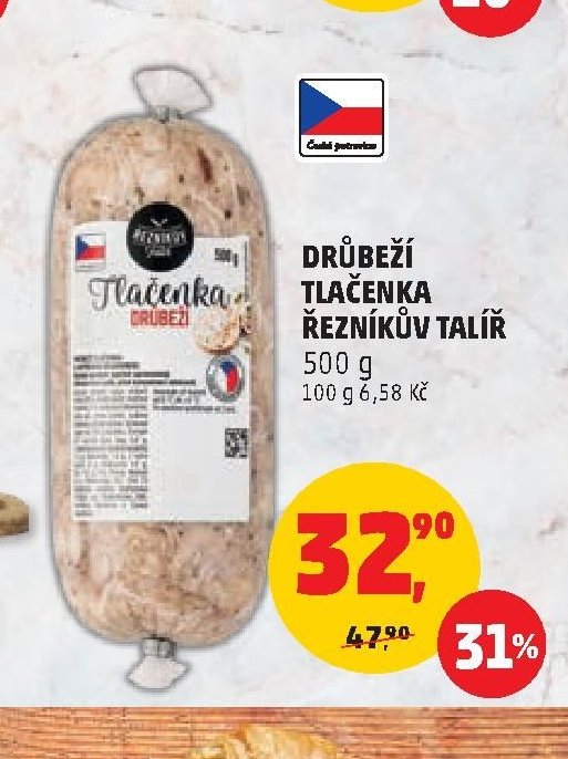 DRŮBEŽÍ TLAČENKA ŘEZNÍKŮV TALÍŘ