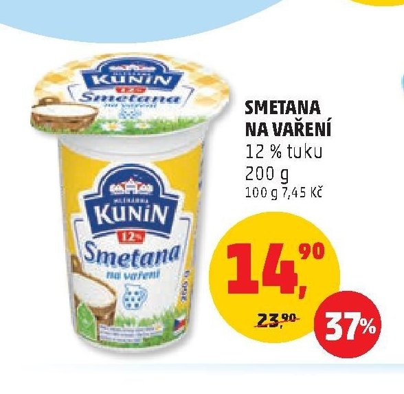 Kunín Smetana na vaření