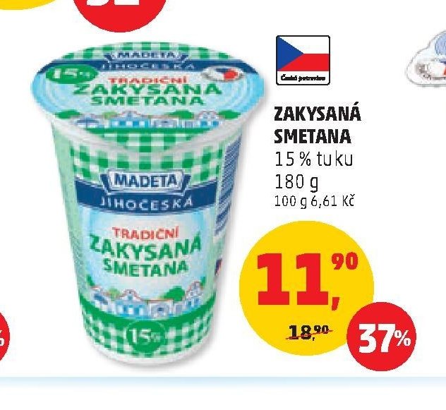 Madeta Zakysaná smetana
