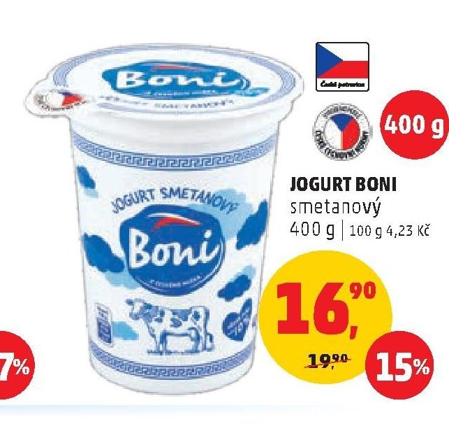 Boni Jogurt smetanový