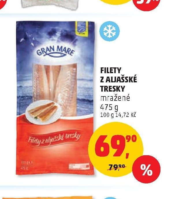 Filety z aljašské tresky