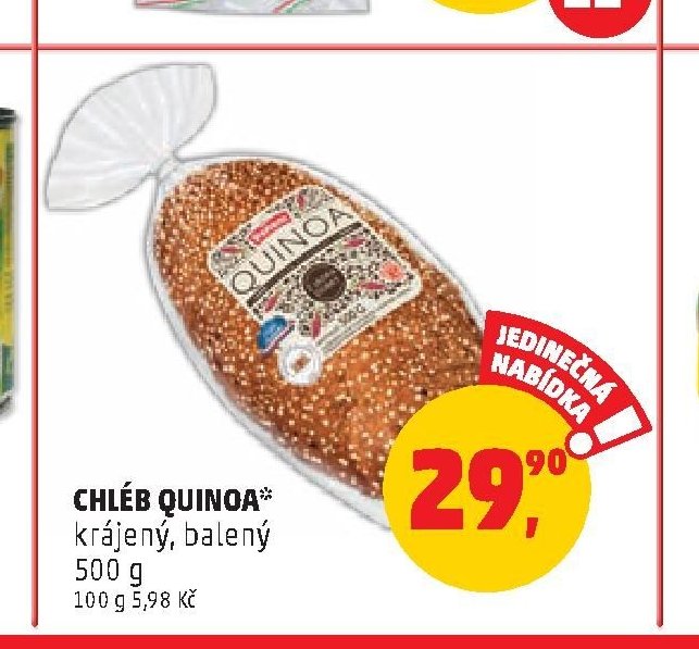 Chléb Quinoa krájený, balený 500 g