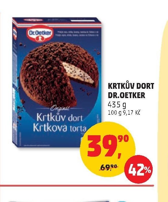 Krtkův dort Dr.Oetker