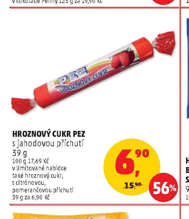 Hroznový cukr Pez 39 g