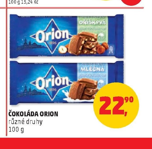 Čokoláda Orion 100 g