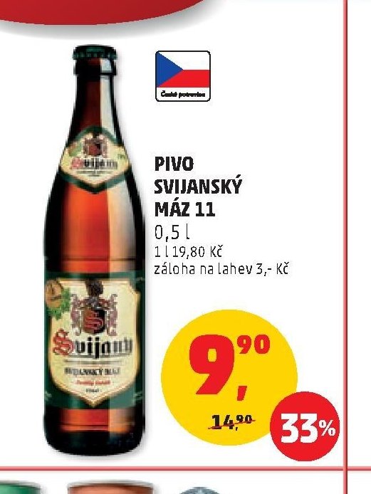 Pivo Svijanský Máz 11
