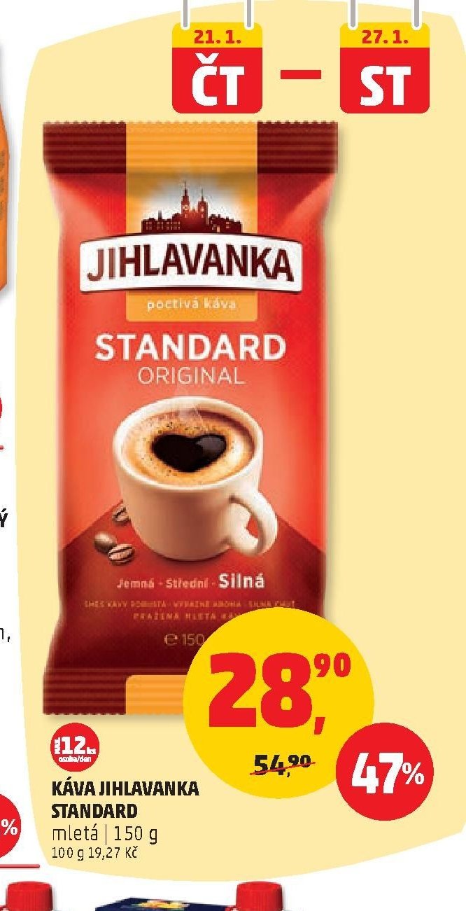 Káva Jihlavanka Standard