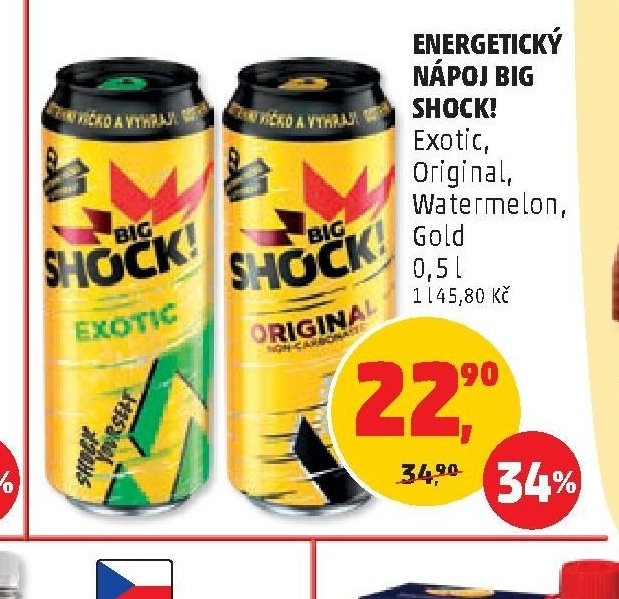 Energetický nápoj Big Shock!