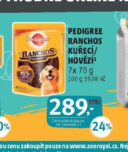 Pedigree Ranchos kuřecí/hovězí