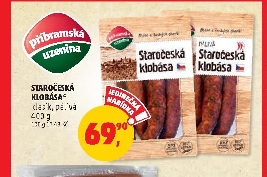 STAROČESKÁ KLOBÁSA