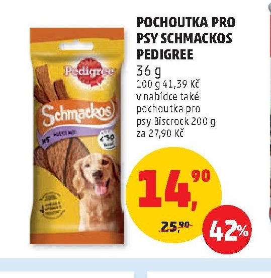 POCHOUTKA PRO PSY SCHMACKOS PEDIGREE