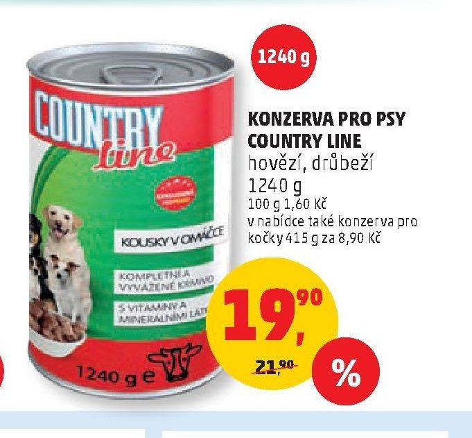 KONZERVA PRO PSY COUNTRY LINE