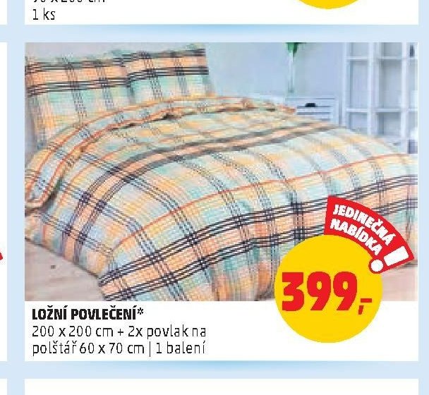 LOŽNÍ POVLEČENÍ*