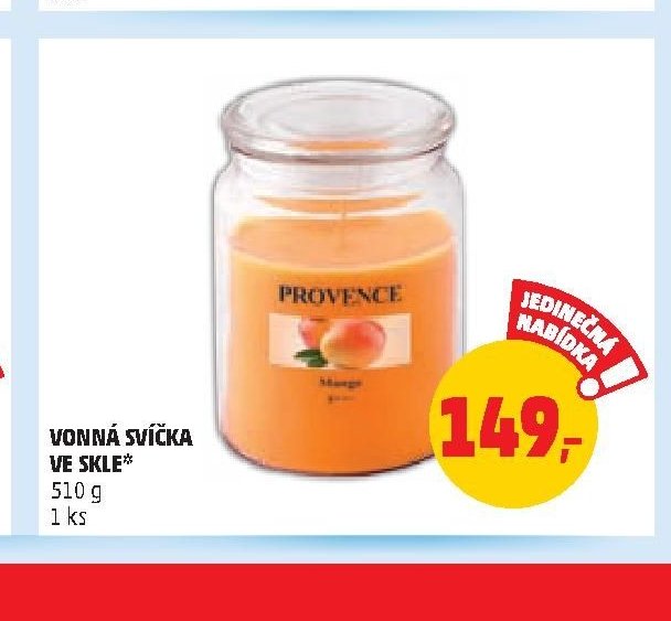 VONNÁ SVÍČKA VE SKLE*