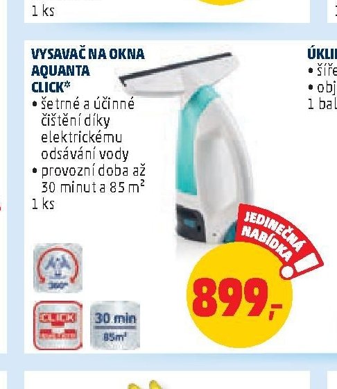VYSAVAČ NA OKNA AQUANTA CLICK