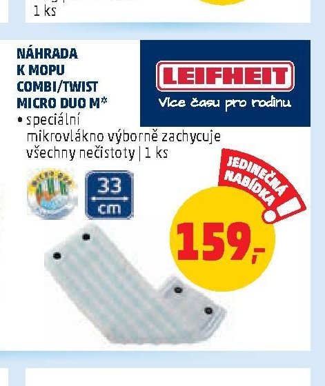 NÁHRADA K MOPU COMBI/TWIST MICRO DUO M