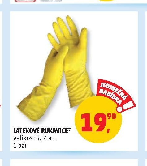 LATEXOVÉ RUKAVICE