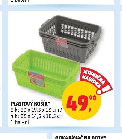 PLASTOVÝ KOŠÍK