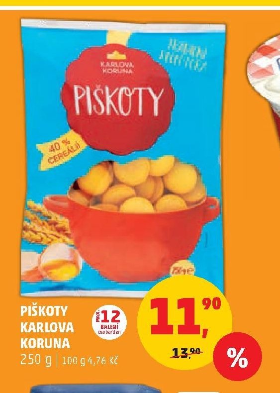 Piškoty Karlova Koruna