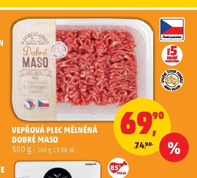 Vepřová plec mletá Dobré maso
