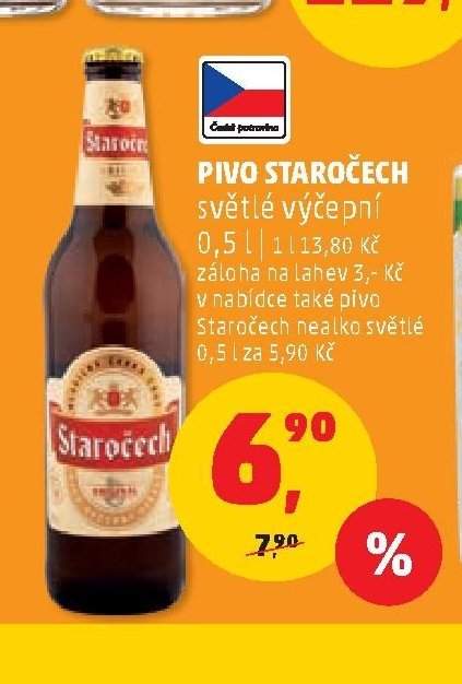 Pivo Staročech světlé výčepní