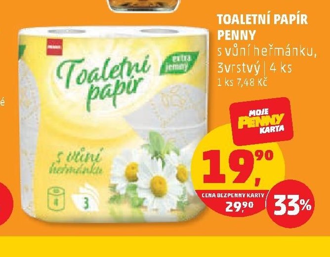 Toaletní papír Penny