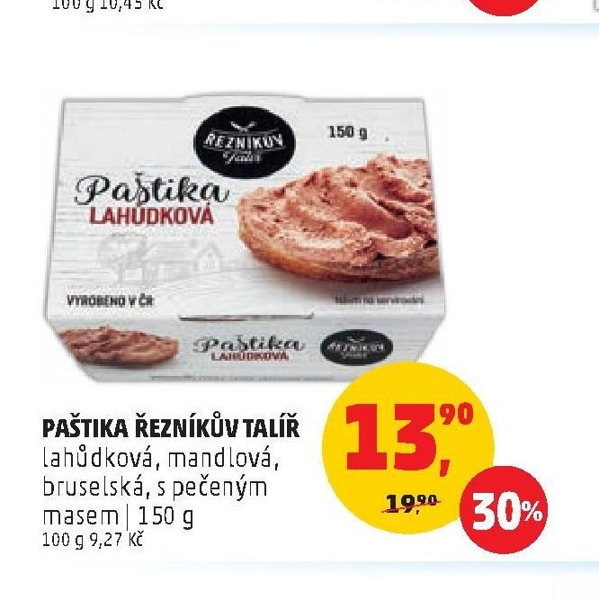 Paštika Řezníkův talíř