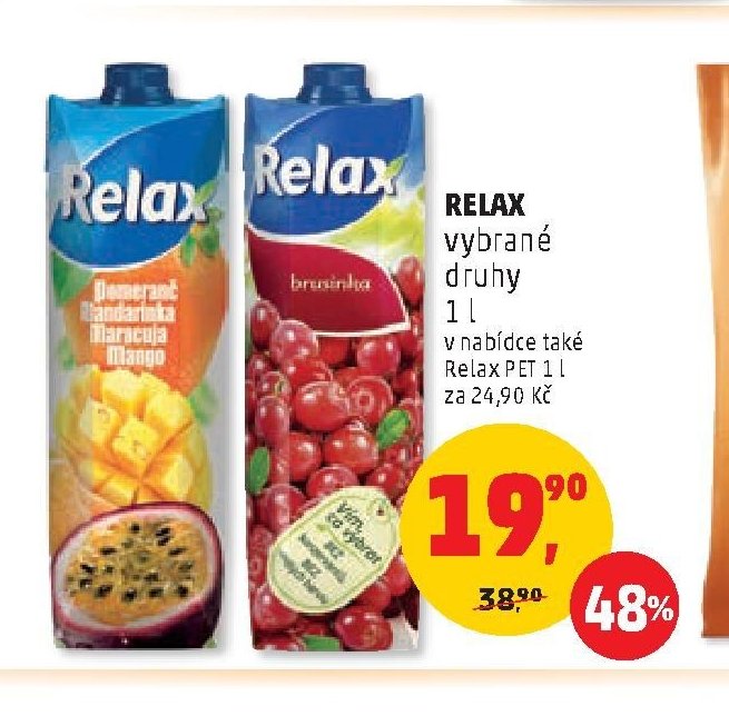 RELAX vybrané druhy