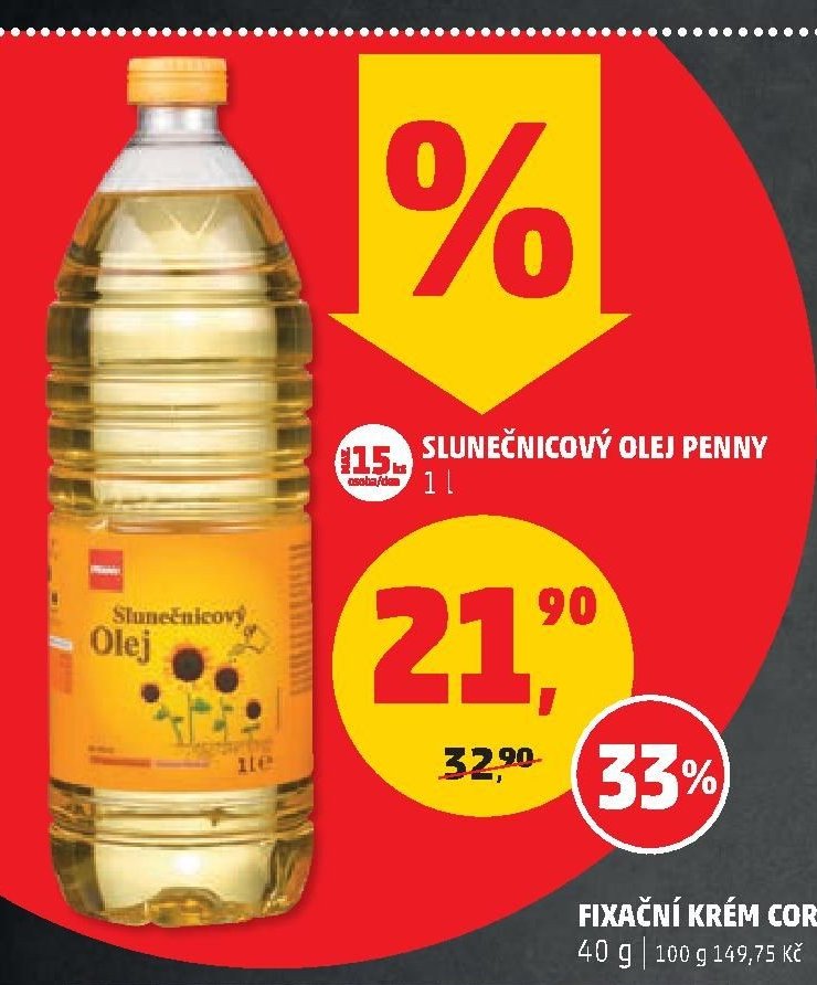 SLUNEČNICOVÝ OLEJ PENNY