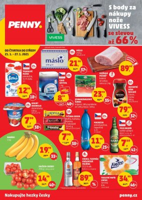 akční leták Penny Market 21.1.2021-27.1.2021