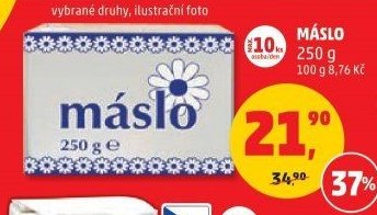 Máslo 250 g