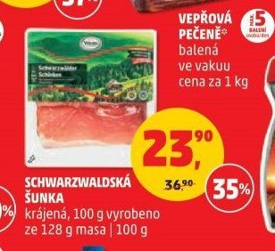 Schwarzwaldská šunka 100 g