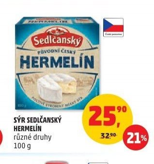 Sýr Sedlčanský Hermelín