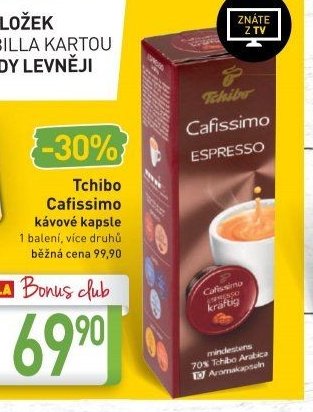 Tchibo Cafissimo kávové kapsle