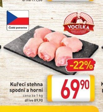 Kuřecí stehna spodní a horní