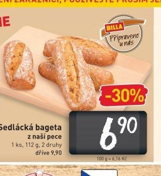 Sedlácká bageta z naší pece