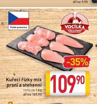 Kuřecí řízky mix prsní a stehenní