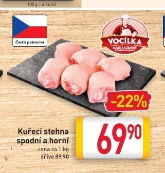 Kuřecí stehna spodní a horní