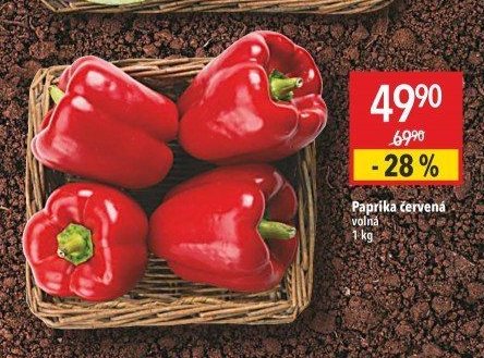 Paprika červená