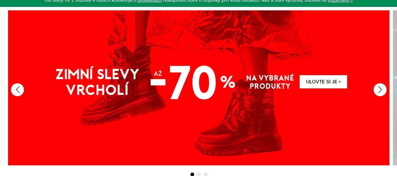 Zimní slevy až -70 %
